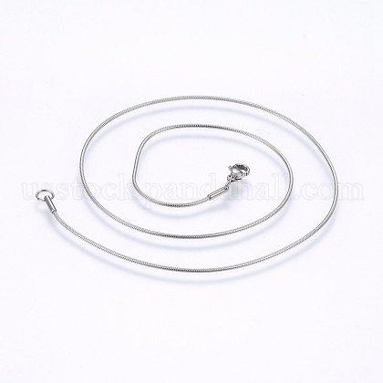 304 Stainless Steel Snake Chain Necklaces US-NJEW-F226-01P-02-1