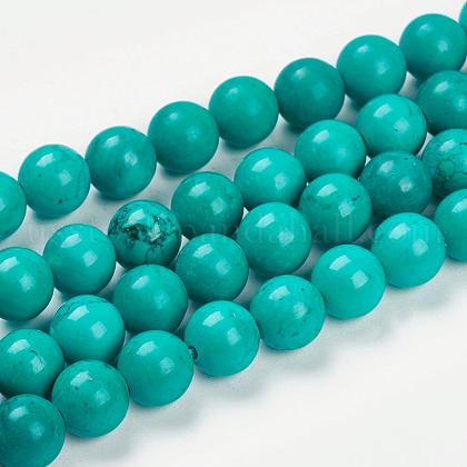 Natural Magnesite Beads Strands US-G-K205-02-8mm-1