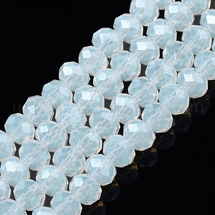 Electroplate Glass Beads Strands US-EGLA-A034-J6mm-A12-1