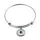Stainless Steel Snap Expandable Bangle Making US-MAK-T002-60mm-VNP054-1
