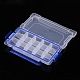 15 Compartments Rectangle Plastic Bead Storage Containers US-CON-A001-07-3