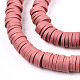 Handmade Polymer Clay Bead Strands US-CLAY-T002-6mm-47-4