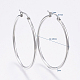 304 Stainless Steel Big Hoop Earrings US-EJEW-F105-06P-2
