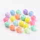 Solid Chunky Bubblegum Acrylic Ball Beads US-SACR-R835-8mm-M-2