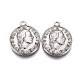 304 Stainless Steel Coin Pendants US-STAS-F207-09P-1