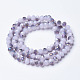Electroplate Glass Beads Strands US-EGLA-A034-J6mm-F-3