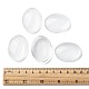 Transparent Oval Glass Cabochons US-GGLA-R022-40x30-5