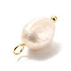 Natural Cultured Freshwater Pearl Pendants US-PALLOY-JF00942-01-3