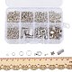 PandaHall Elite Basics Class Lobster Clasp And Jewelry Jump Rings In A Box Jewelry Finding Kit Alloy Drop End Pieces 1 Box US-FIND-PH0002-01-NF-B-3