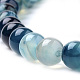 Natural Striped Agate/Banded Agate Beads Strands US-G-S259-04C-12mm-3