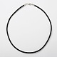 Cowhide Leather Necklace Making US-AJEW-JW00001-03-1