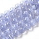 Round Natural Blue Lace Agate Bead Strands US-G-F289-27-8mm-3